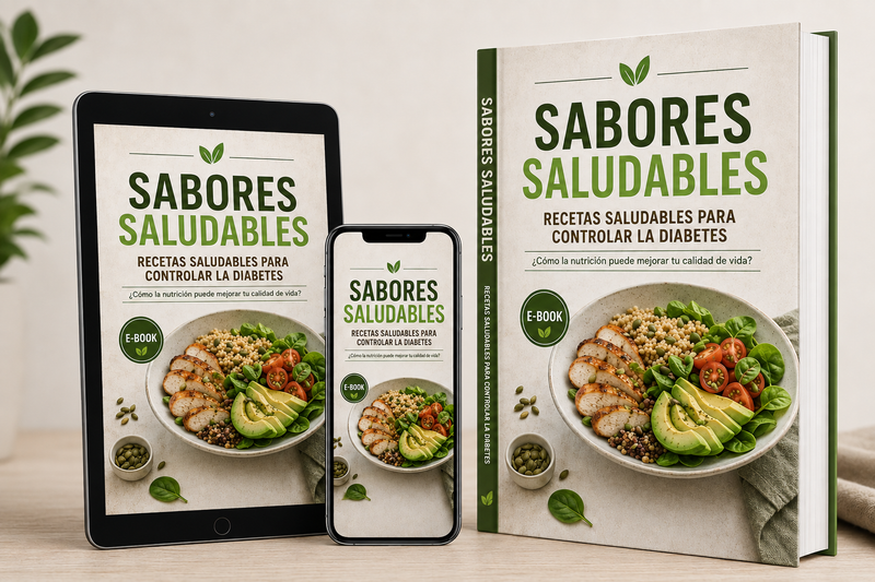 RECETAS SALUDABLES PARA CONTROLAR LA DIABETES + 2 REGALOS